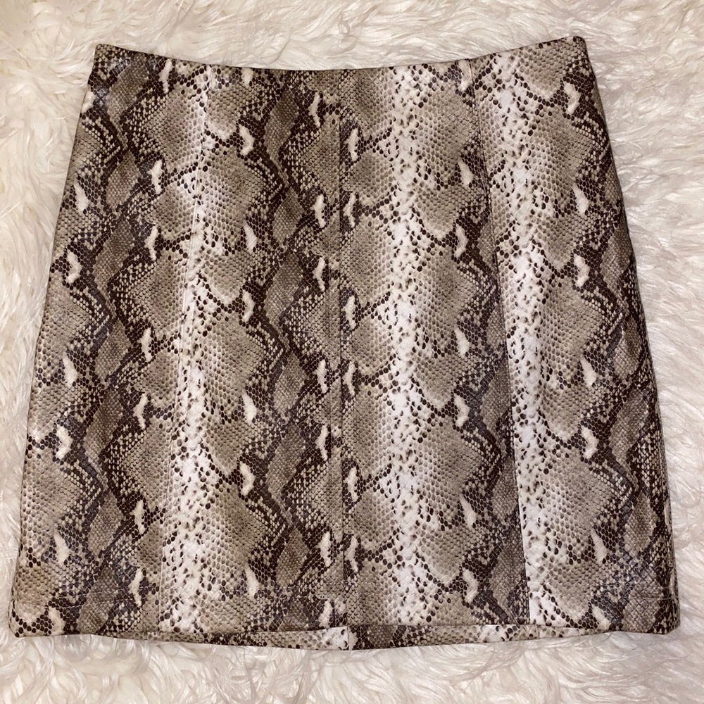 Honey Belle Snake Print Skirt